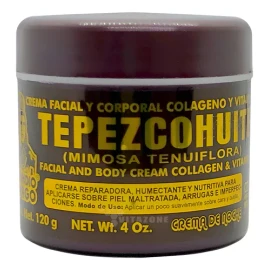 Del Indio Papago Crema 120 g con tepezcohuite, facial y corporal regenerante