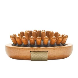 LHYILSWQ Wood Air Brush Massager Scalp Massager Tool Head Hair Scratcher Massage Brown