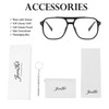 JOVAKIT Aviator Blue Light Blocking Glasses for Women Men, Fashion