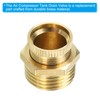 PATIKIL Air Compressor Tank Drain Valve, 4-Pack G 1/2" Brass