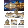 Architecture Louvre Micro Building Blocks Set（3377pcs） World Famous Landmarks Architecture