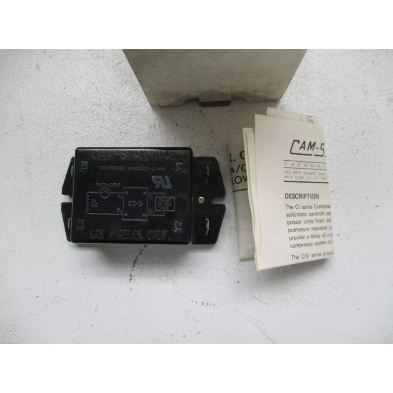 CAM-STAT NEW IN BOX CAM-STAT TIME DELAY-RELAY CI-5 24 VAC