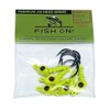 Fish On Tackle 1/8 Oz Jig Head - Chartreuse -