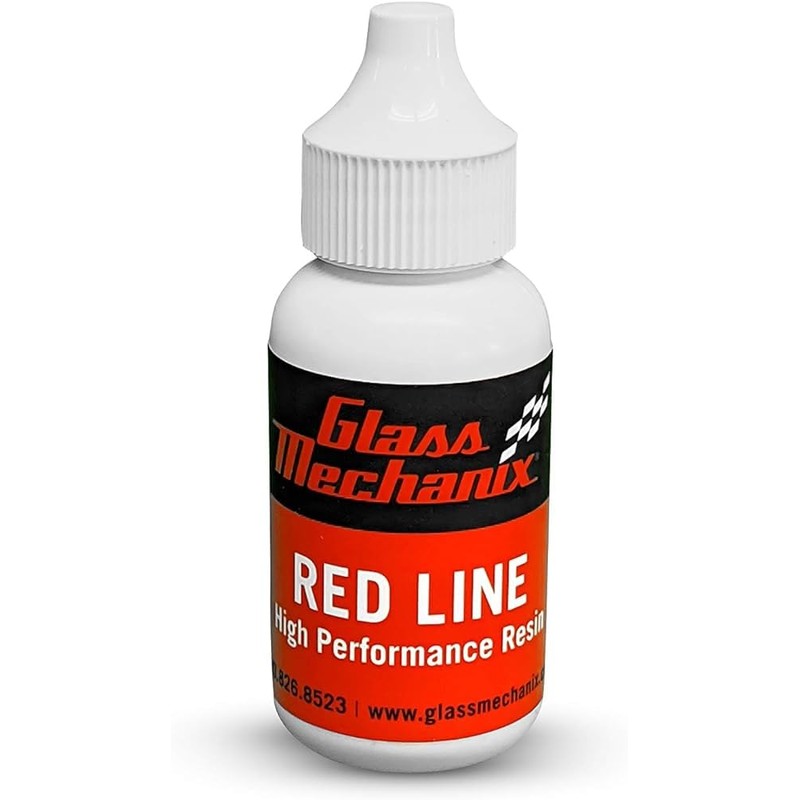 Advanced Windshield Repair Kit with Red Line Resin, 15ml, and
