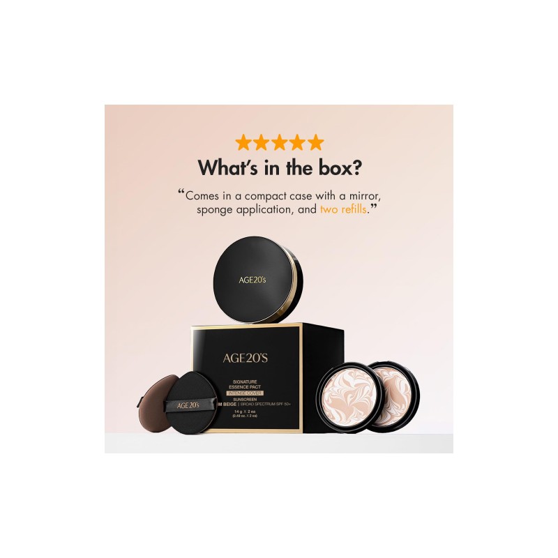 AGE20'S [AGE20'S]Signature Essence Cover Pact + 1 Extra Refill (3