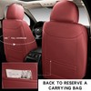 HAITOUR Full Coverage Leather Car Seat Covers Front Pair Universal