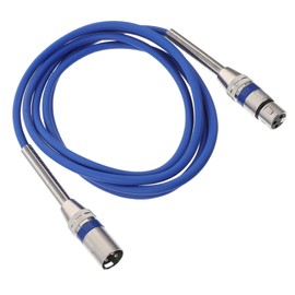 FUNOMOCYA Microphone Cable XLR to XLR 3 Pin 2m Length Audio Cable for Mixing Console Sound System