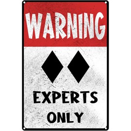 GENERIC Tin Sign 12 x 8 inch. Ski Sign Wall Decor Lodge Lift Skiing Resort Slopes