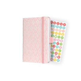 SIGEL Jolie J2308 Weekly Calendar 2022 – Rose Lace – Approx. A6 – Pink – Hardcover, 174 Pages with Cheerful Calendar, Many Information and Practical Stickers – FSC Certified – Diary