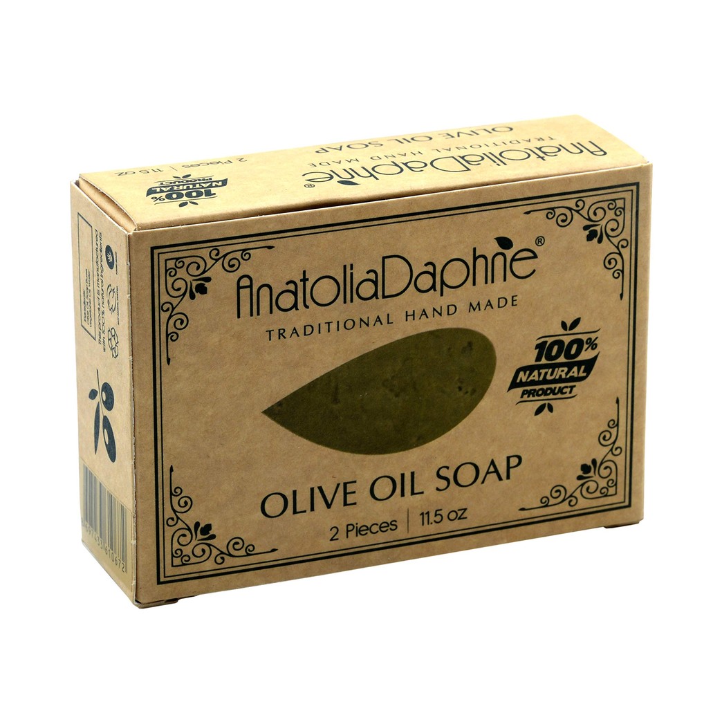100% Natural Olive Oil, Artisan Crafted Handmade Soap Bar Gift Set (11.5oz, 4 Pack)