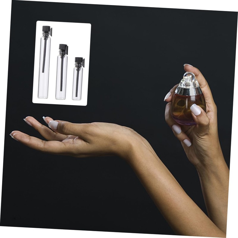 Mikinona 150pcs Bottles Plastic Mini Travel Bottles 1ml 2ml 3ml