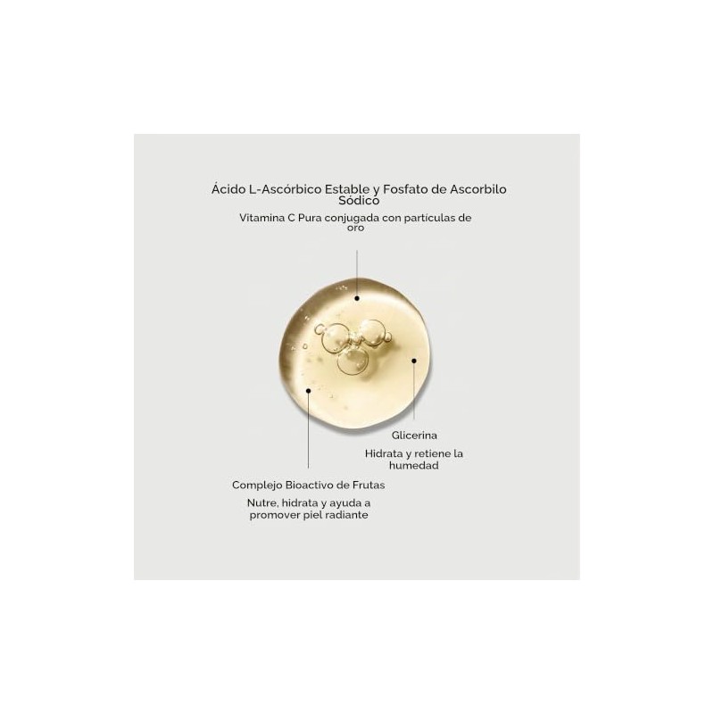 Suero facial con complejo de vitamina C, tratamiento facial antienvejecimiento
