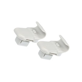 VekAuto 2pcs Sun Visor Support Clip Retainer for Mazda 3 2004-2009 No.LC6269261B77 Sun Visor Support Clip Holder Bracket Hanger Plastic Gray Anti Vibration Auto Accessories