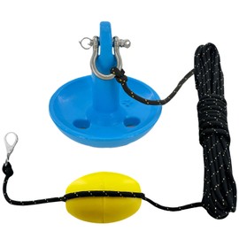 XIALUO Marine Mushroom Anchor Kit 12 lb Blue PE Coated Kayak Anchor Accessories with 50 ft Rope for Fishing Kayaks, Canoe, Jet Ski, SUP Paddle Board and Small Boats