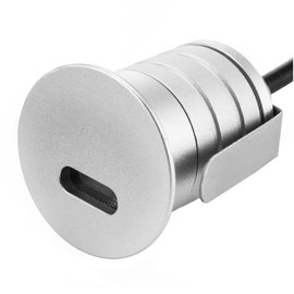 CNBRIGHTER LED Step Lights Outdoor Indoor,1W 12V-24V DC, Waterproof IP67,Aluminum,3000K Warm White,Stair Lighting,Stairway Foot Lamps (A1-Horizontal)