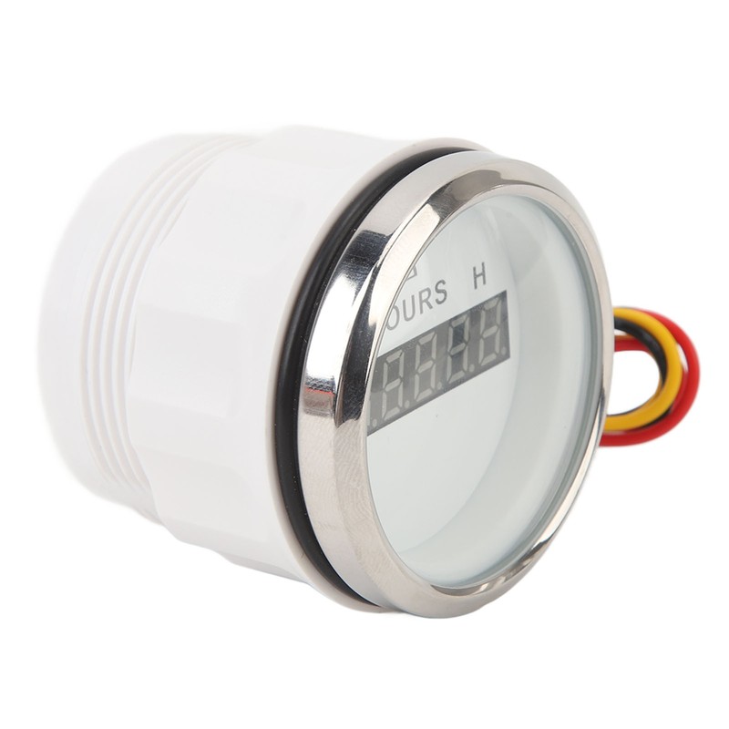 DC 9‑32V 52MM Boat Round Digital Hour Meter High Precise