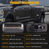 POPMOTORZ 4Pcs LED Fender Side Marker Light Rear Bed side