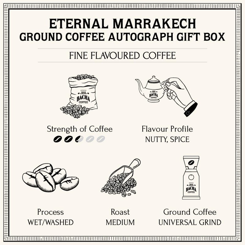 Bacha Coffee | Eternal Marrakech Fine Flavoured, Ground Beans, Medium