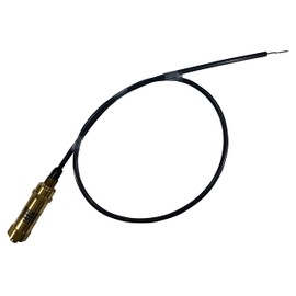 Throttle Control Mechanism for Gas Engine Air Compressors, Cable Whip Style (8HP - 16HP Engines, 48" Throttle Control Cable)