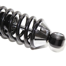 HiBuyer Universal Rear Shock Damper, Adjustable Rear Street Coilover w/200 Pound Black Coated Springs