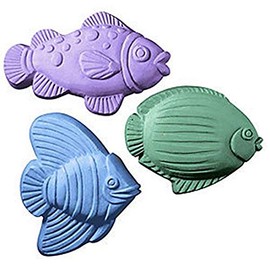 Fish Soap Mold (MW 39) - Milky Way. Melt & Pour, Cold Process w/ Exclusive Copyrighted Full Color Cybrtrayd Soap Molding Instructions in a Sealed Poly Bag