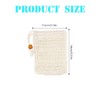 12 pcs Seifensäckchen, Naturfaser Seifentaschen Bio Seifentasche zum Schäumen oder