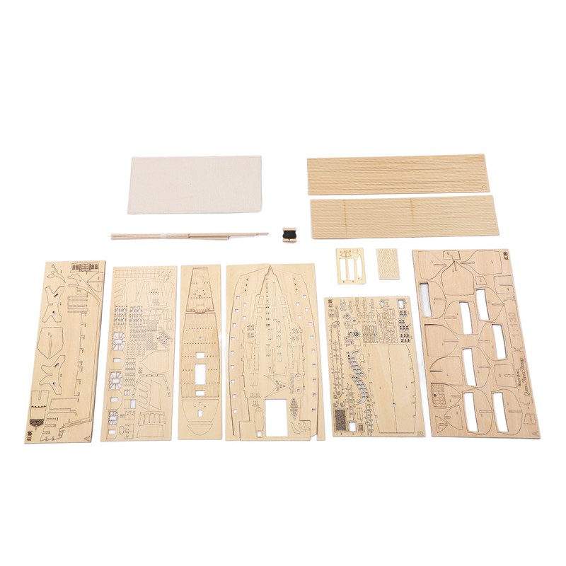 1: 130 Wooden Model Sailboat Kit for Adults Improve Hands
