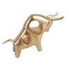 Bull Sculpture Ornaments Exquisite Details Smoother Lines Lucky Home Decorations