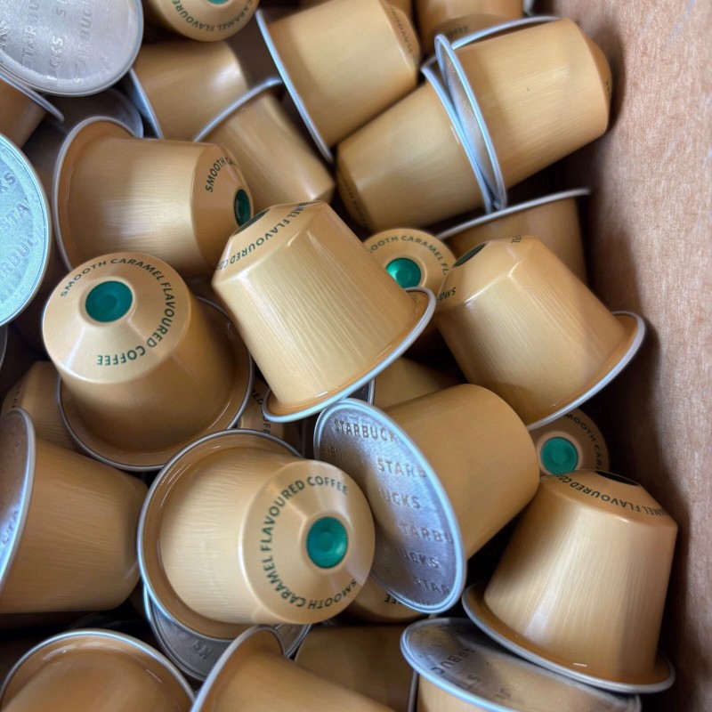 Starbucks Nespresso Original Line Caramel Flavored Coffee, 100-ct LOOSE/BULK