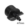 sourcing map Barb Drip Pipe Connector 1/2 BSPF Male Thread