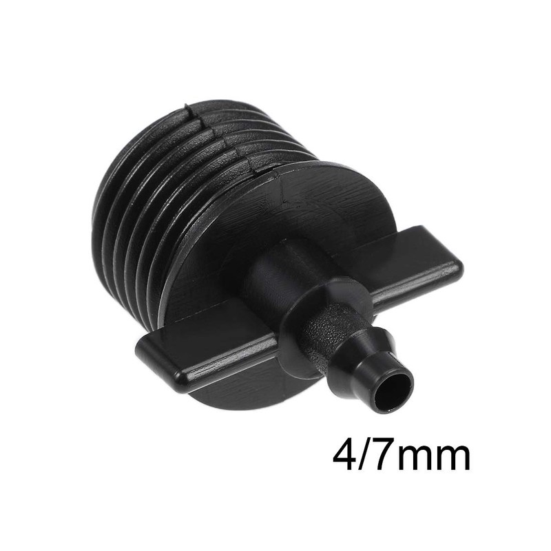 sourcing map Barb Drip Pipe Connector 1/2 BSPF Male Thread