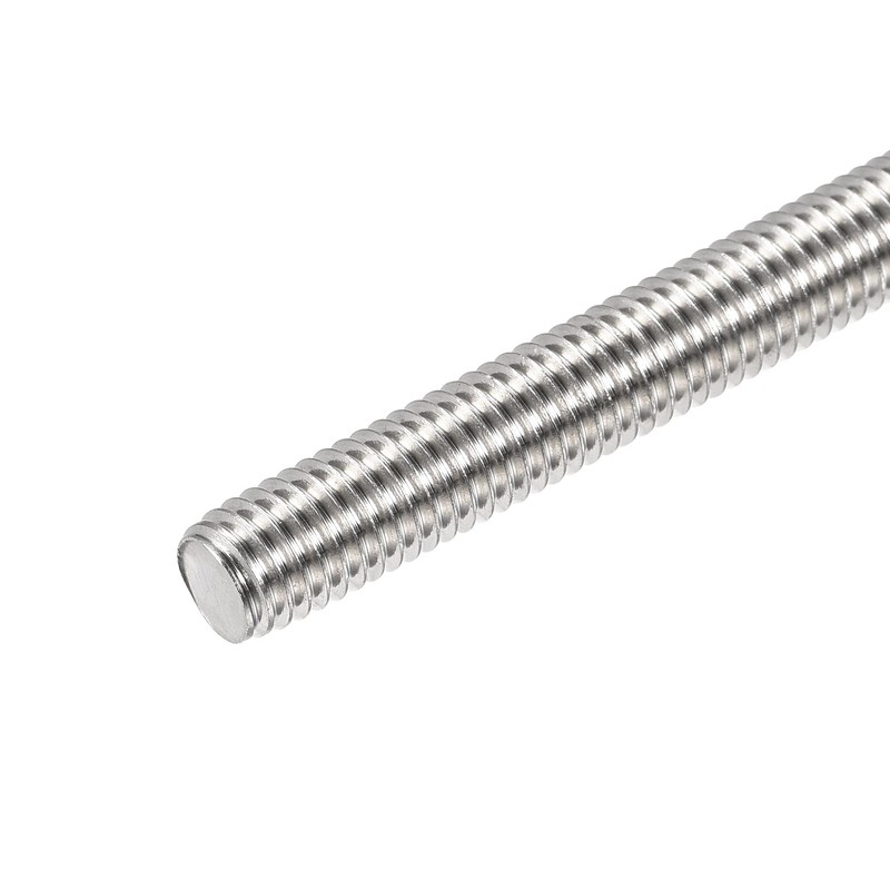 sourcing map Fully Threaded Rod M6 x 150 mm 304