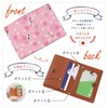 [Pretimo] Pass Case with Reel, Cute Cat, Cherry Blossom, Tortoise