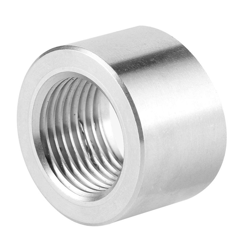 Acouto 2PCS Stainless Steel SS304 Oxygen Sensor Bung, Internal Thread