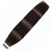 SURNEL Tape in Hair Extensions Human Hair 16 inch Tape