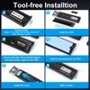 NVMe M.2 USB 3.1 SSD Enclosure Adapter 10 Gbps for