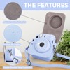 HIYQIN Instant Camera Case Compatible with Instax Mini 12/11 /9/8/8+,