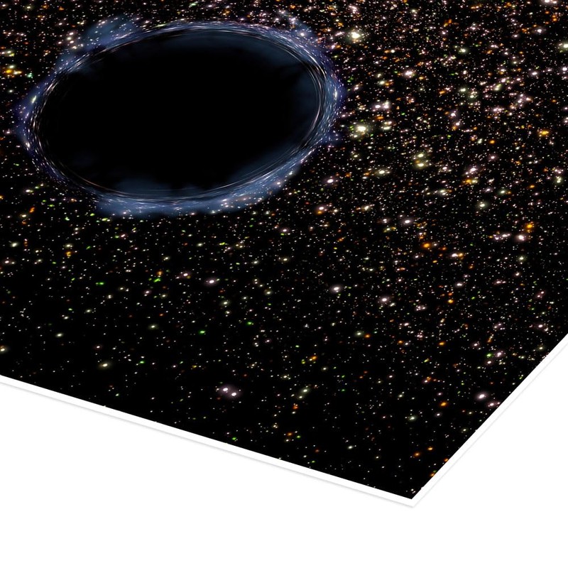 NASA Black Hole in a Globular Cluster Poster 30 x