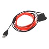 X AUTOHAUX 1 Meter/3ft Car Interior USB EL Wire String