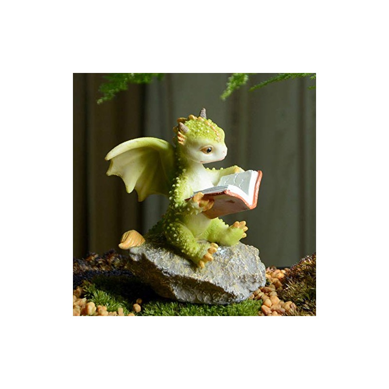 Gemmia Miniature Fairy Garden Dragon Figurine From My Heart