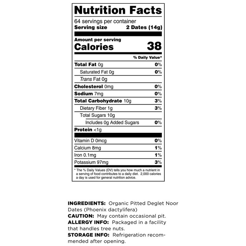 Terrasoul Superfoods Organic Deglet Dates, 4 Lbs (2 Pack) -