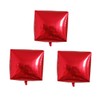 Gadpiparty 6pcs Square Aluminum Foil Cube Balloons for Birthday and
