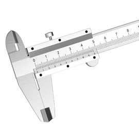 Vernier Caliper, 0-150mm High Precision Stainless Steel Calipers Measuring Tool Accuracy 0.02mm for DIY Household and Industry Measurement