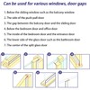 TAROSE Weather Stripping, Silicone Door Seal Strip Door, Window, 16