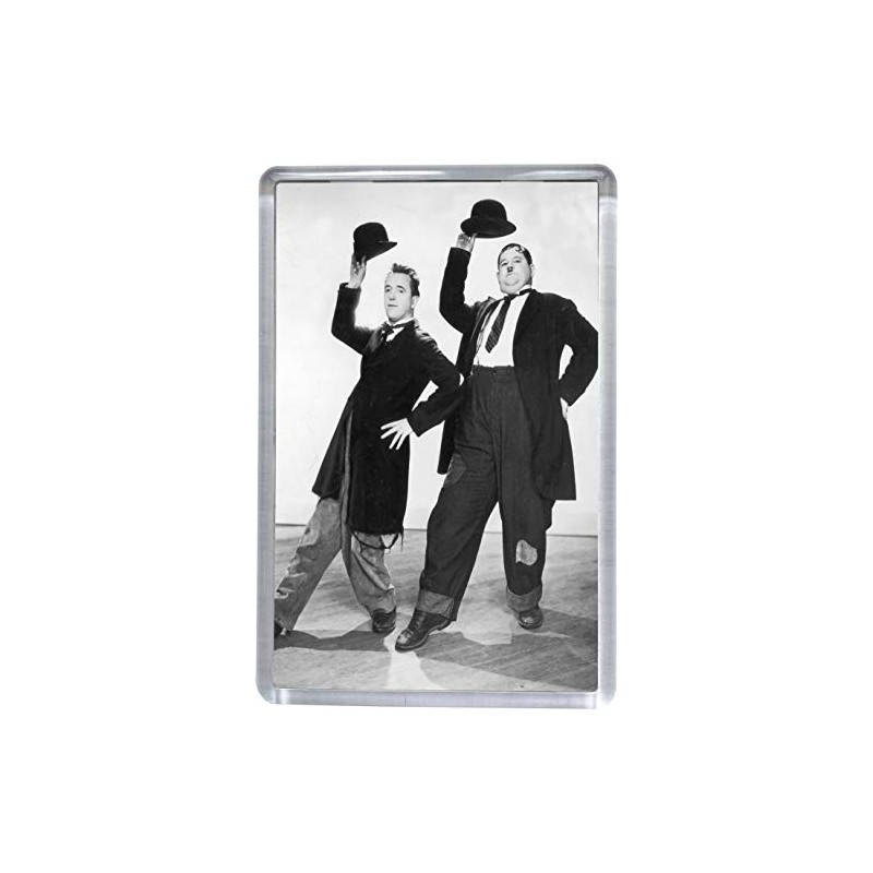 Laurel and Hardy Dancing Fridge Magnet 5 x 7.5 cm