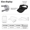 Generic Cross Nails Caps Sun Visor Hat for Adult Running