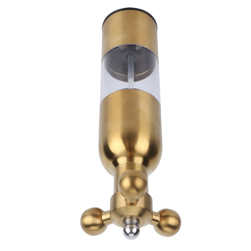 Stainless Steel Pepper Mill Manual Faucet Valve Shape Black Pepper