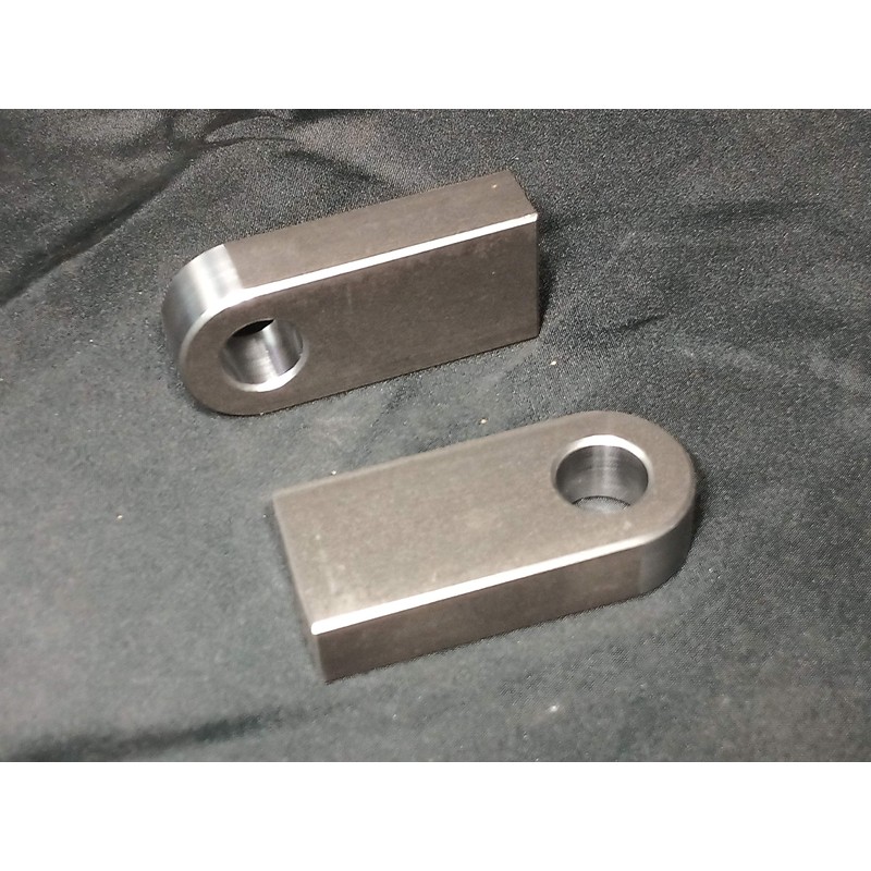 EMS Offroad Clevis Mounts, 1" x 5.5", Silver, Cold Rolled