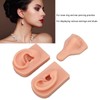 Silicone Piercing Practice Model Simulation Soft Flexible Nose Ears Model