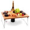 LS-LebenStil Wooden Picnic Table 38 x 28 cm Foldable Small